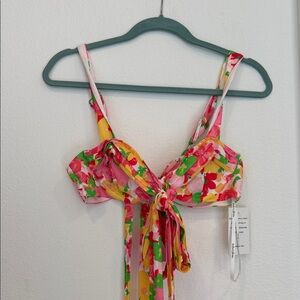 For Love And Lemons Vibrant Floral Bra Blouse large